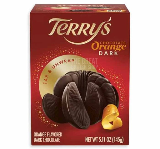 Terry's Chocolate Orange Dark - 145g imported British grocery product available in Canada