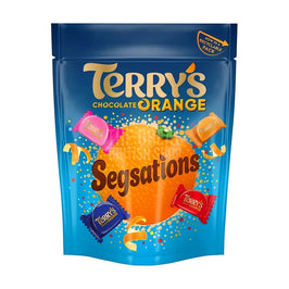 Terry's Chocolate Orange Segsations Pouch - 300g imported British grocery product available in Canada