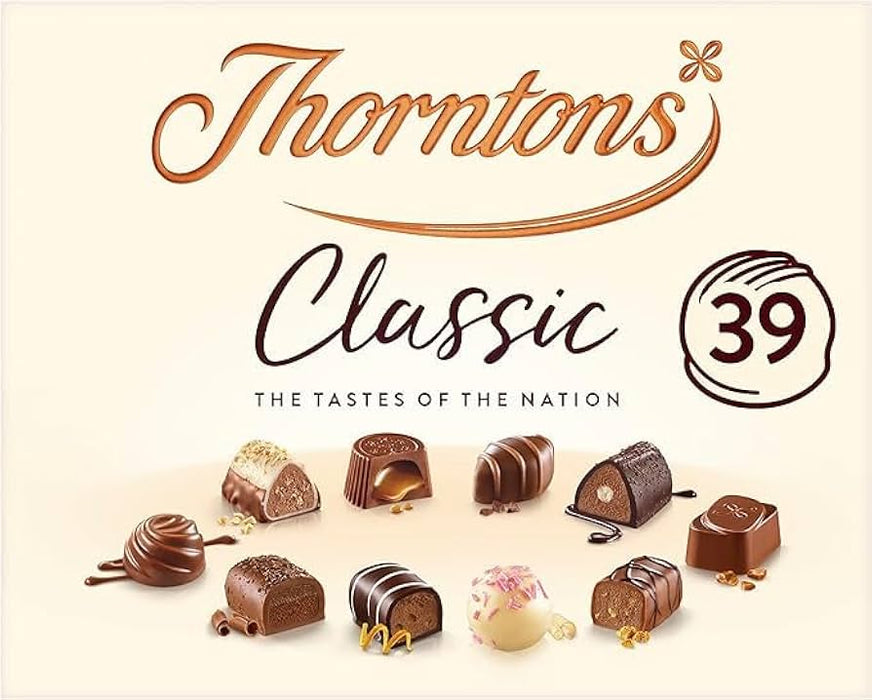 Thorntons Classic Chocolate Box - 449g | British Store Online | The Great British Shop