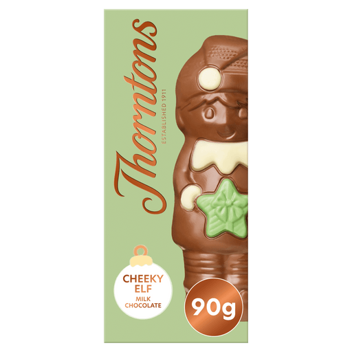 Thornton's Milk Chocolate Elf - 90g imported British grocery product available in Canada