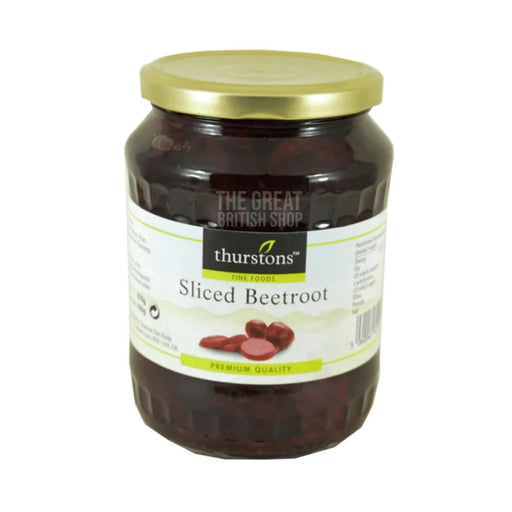 Thurstons Sliced Beetroot - 670g imported British grocery product available in Canada
