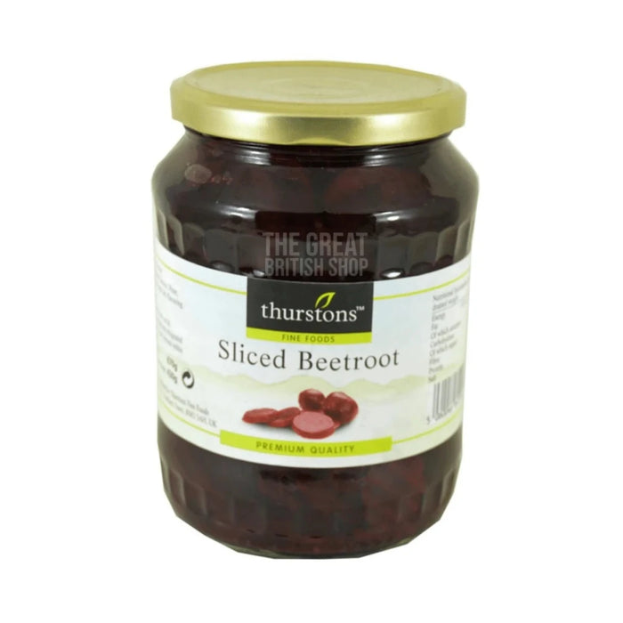 Thurstons Sliced Beetroot - 670g imported British grocery product available in Canada