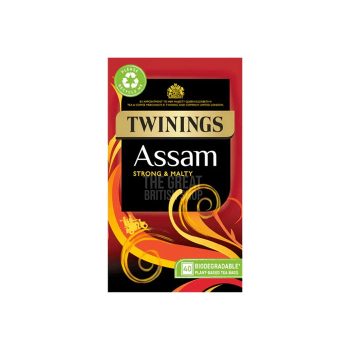 Twinings Tea Assam - 40 Tea Bags imported British grocery product available in Canada
