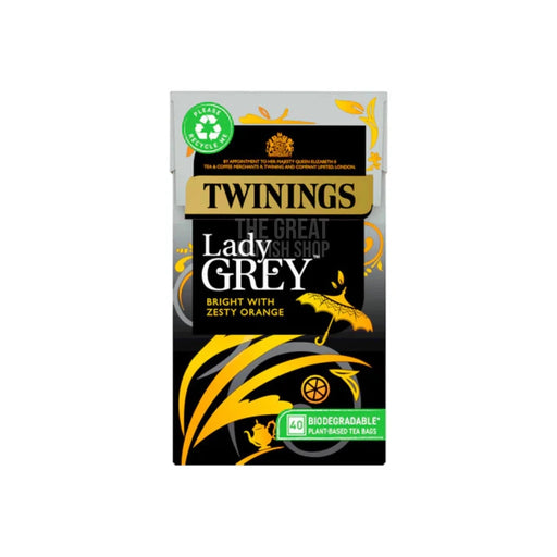 Twinings Tea Lady Grey - 40 Tea Bags imported British grocery product available in Canada