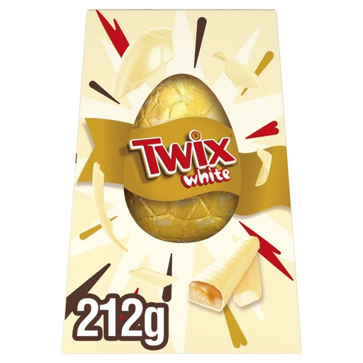 Twix White Large Egg - 212g imported British grocery product available in Canada