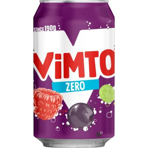 Vimto Cans Sugar Free - 330ml imported British grocery product available in Canada
