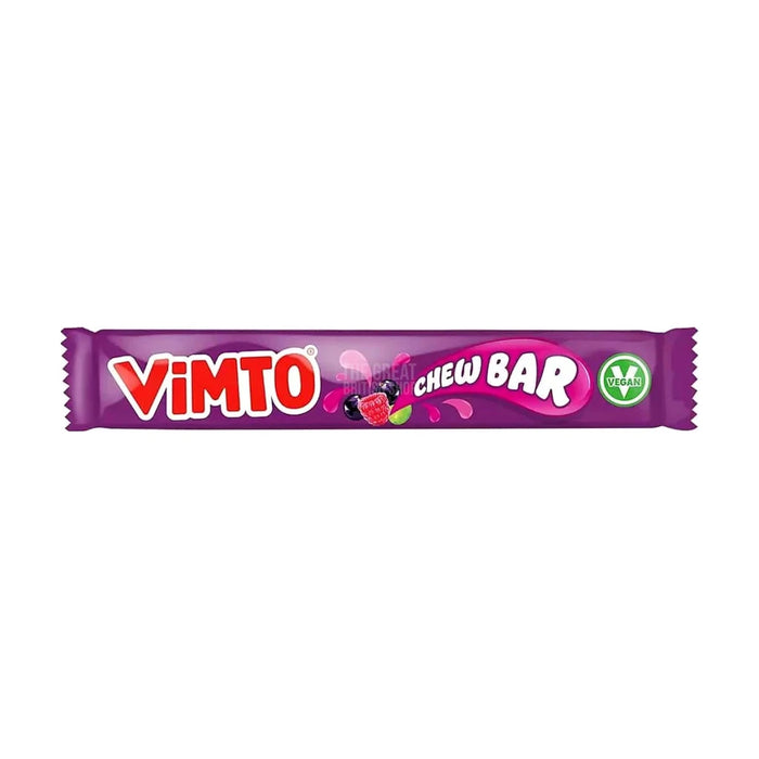 Vimto Chew Bar - 18g imported British grocery product available in Canada