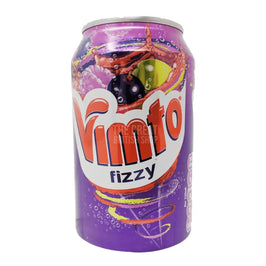 Vimto Original Sparkling Can - 330ml, front view of the product packaging