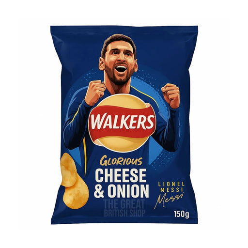 Walkers Big Bag Cheese & Onion - 150g imported British grocery product available in Canada