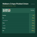 Walkers Crisps Pickled Onion - 6 Pack imported British grocery product available in Canada