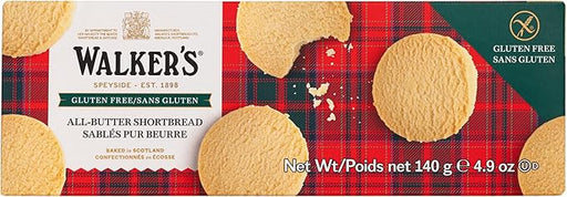 Walker's Gluten Free Shortbread Rounds - 140g | British Store Online | The Great British Shop