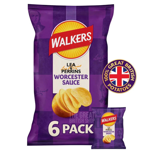 Walkers Lea & Perrins Worcester - 6 Pack imported British grocery product available in Canada