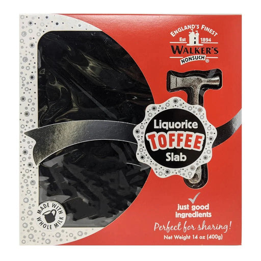 Walker's Nonsuch Liquorice Toffee Slab - 400g | British Store Online | The Great British Shop