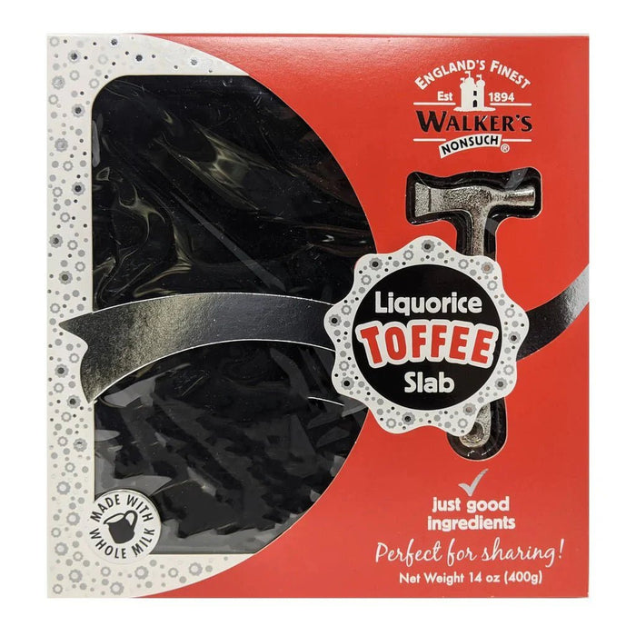 Walker's Nonsuch Liquorice Toffee Slab - 400g | British Store Online | The Great British Shop