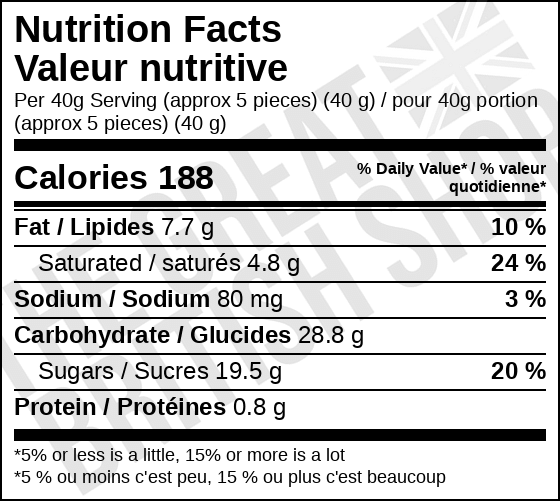 Walker's Nonsuch Treacle Toffees - 150g imported British grocery product available in Canada