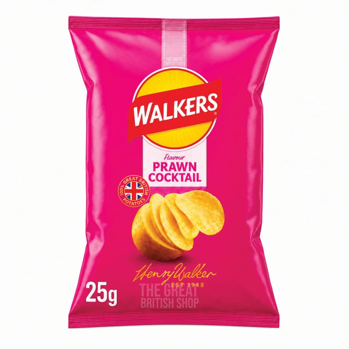Walkers Prawn Cocktail - 25g imported British grocery product available in Canada