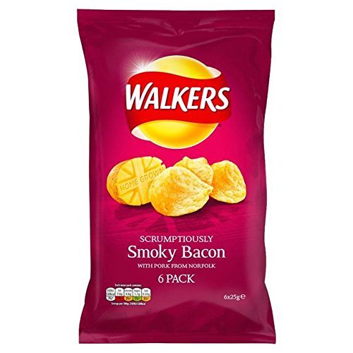 Walkers Smokey Bacon - 6 Pack | British Store Online | The Great British Shop
