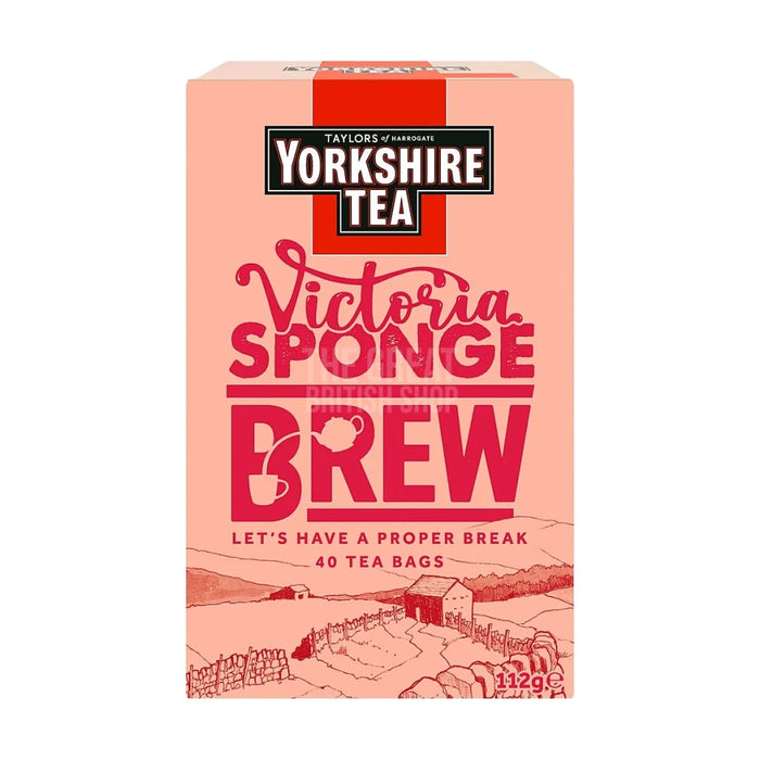 Yorkshire Tea Victoria Sponge Brew - 40 Bags imported British grocery product available in Canada