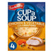 Batchelors Cup A Soup Chicken & Vegetable - 4 Pack 110g | British Store Online | The Great British Shop