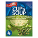 Batchelors Cup A Soup Cream Of Asparagus - 4 Pack 117g | British Store Online | The Great British Shop