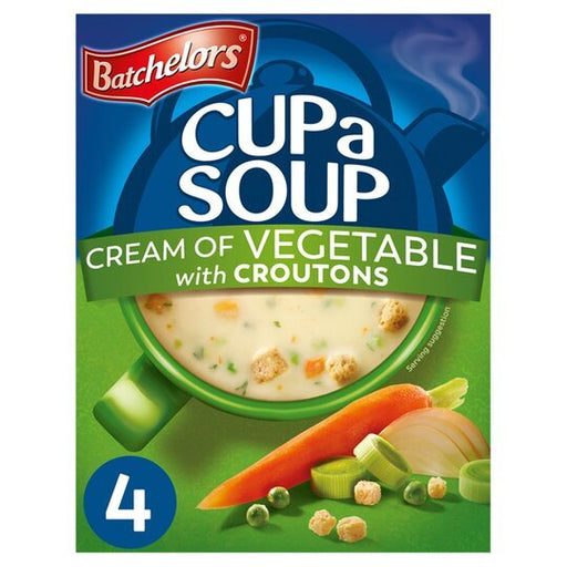 Batchelors Cup A Soup Cream Of Vegetable - 4 Pack 122g | British Store Online | The Great British Shop