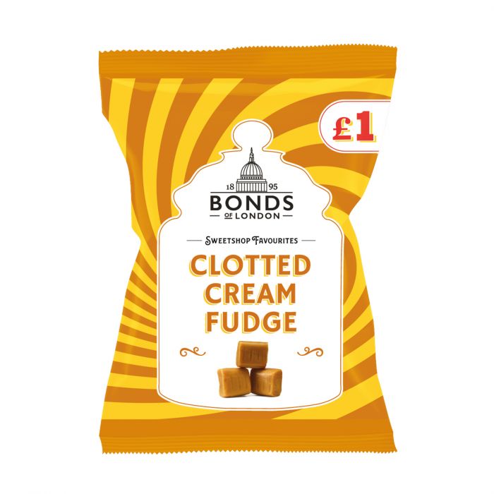 Bonds Clotted Cream Fudge - 120g | British Store Online | The Great British Shop