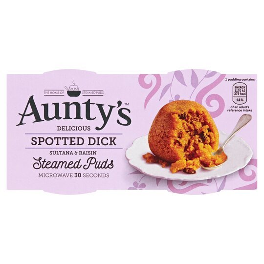 Aunty's Spotted Dick Pudding - 200g | British Store Online | The Great British Shop