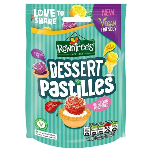 BLOWOUT SALE - Rowntree's Dessert Pastille Pouch - 139g | British Store Online | The Great British Shop