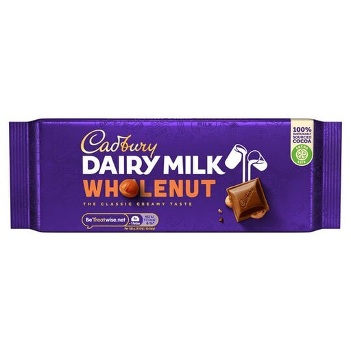 Cadbury Dairy Milk Whole Nut - 120g | British Store Online | The Great British Shop