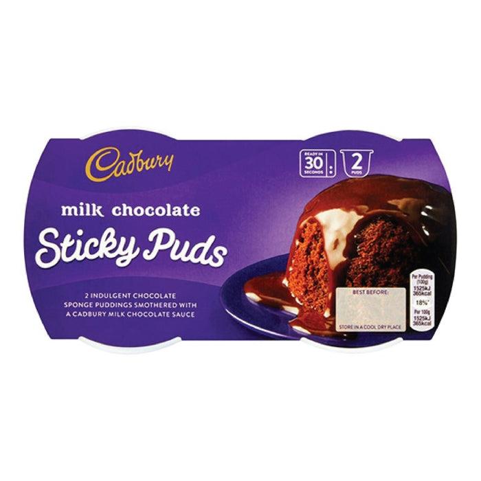 Cadbury Milk Chocolate Sticky Puds | British Store Online | The Great British Shop