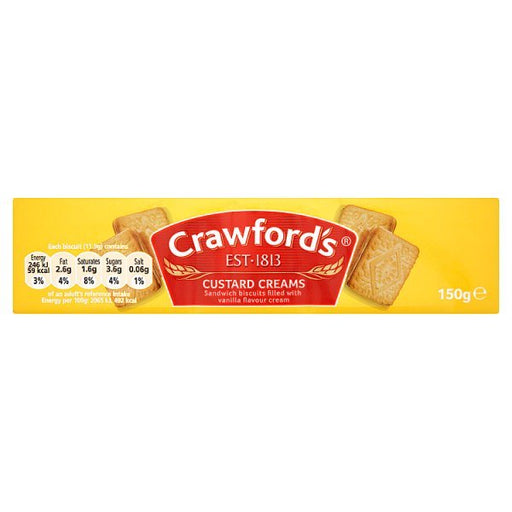 Crawford's Custard Creams - 150g | British Store Online | The Great British Shop