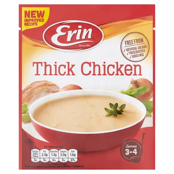 Erin Thick Chicken Soup - 75g | British Store Online | The Great British Shop