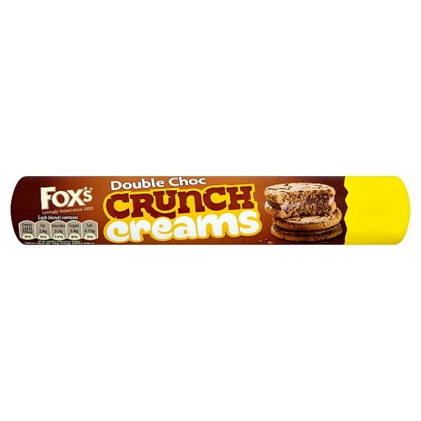 Fox's Double Chocolate Crunch Creams - 230g | British Store Online | The Great British Shop