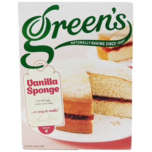 Green's Vanilla Sponge Mix - 221g | British Store Online | The Great British Shop