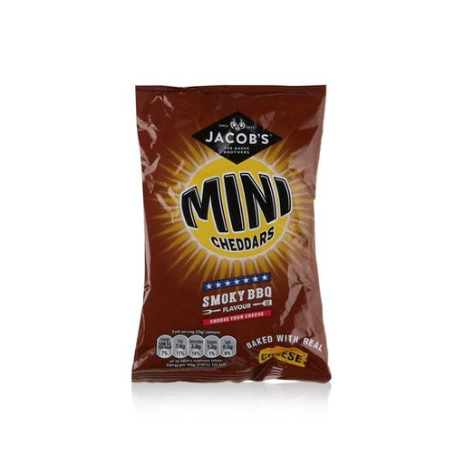 Jacobs Mini Cheddars Big Bag BBQ 50g | British Store Online | The Great British Shop