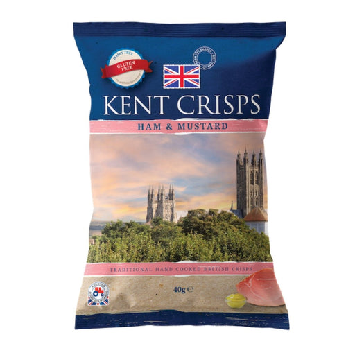 Kent Crisps Ham & Mustard - 40g | British Store Online | The Great British Shop