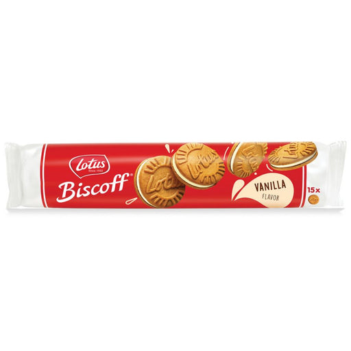 Lotus Biscoff Sandwich Cookie Vanilla Cream - 150g | British Store Online | The Great British Shop