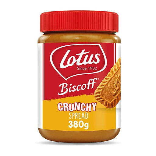 Lotus Biscoff Spread Crunchy - 380g | British Store Online | The Great British Shop