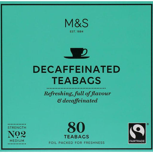 Marks and Spencer Decaffeinated Tea Bags - 80 Bags | British Store Online | The Great British Shop