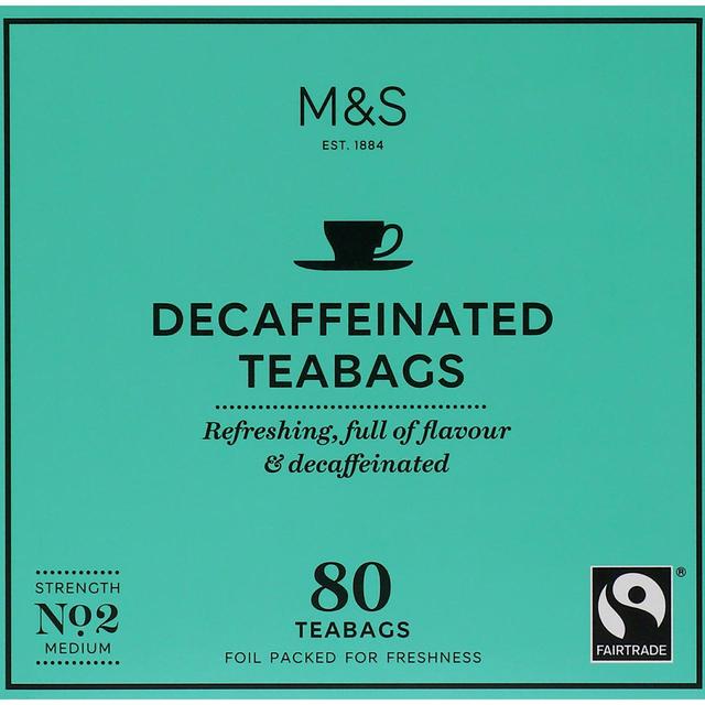 Marks and Spencer Decaffeinated Tea Bags - 80 Bags | British Store Online | The Great British Shop