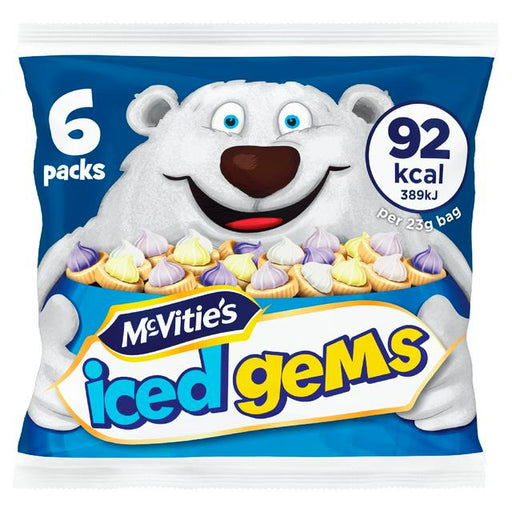 McVitie's Iced Gems - 6 Pack | British Store Online | The Great British Shop