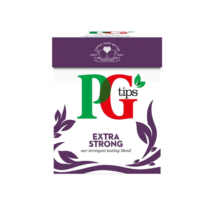 PG Tips Extra Strong Tea - 80 Bags | British Store Online | The Great British Shop