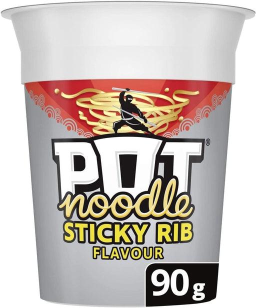 Pot Noodle Sticky Rib - 90g | British Store Online | The Great British Shop