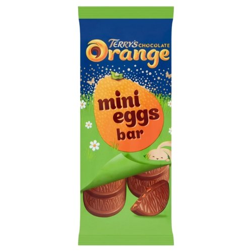 Terry's Chocolate Orange Mini Eggs Bar - 90g | British Store Online | The Great British Shop