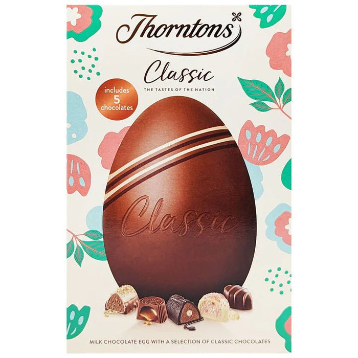 Thorntons Classic Milk Chocolate Egg - 150g | British Store Online | The Great British Shop