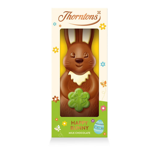 Thornton's Milk Chocolate Happy Bunny Large - 170g | British Store Online | The Great British Shop