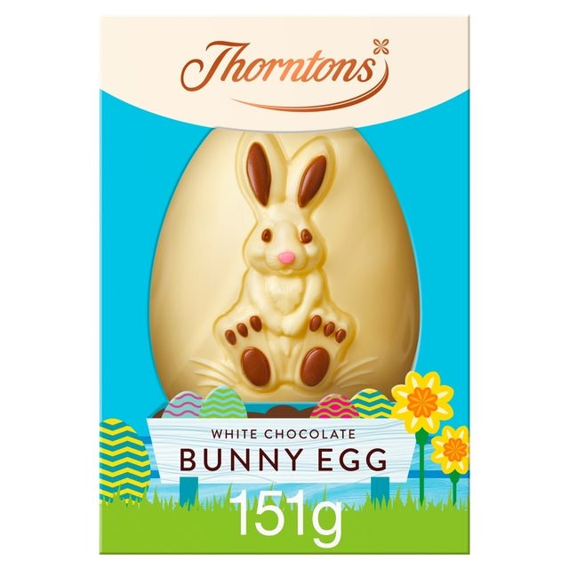 Thornton's White Chocolate Bunny - 151g | British Store Online | The Great British Shop