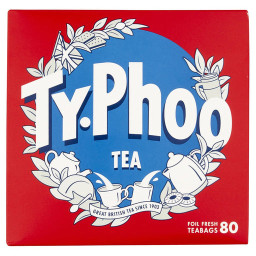 Typhoo - 80 Bags | British Store Online | The Great British Shop