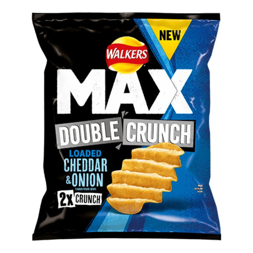 Walkers Max Cheddar and Onion Crisps - 50g | British Store Online | The Great British Shop