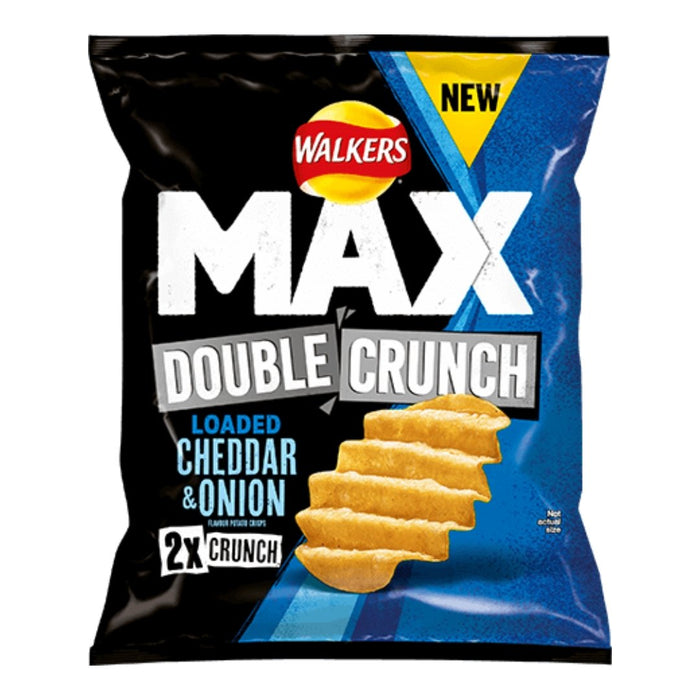 Walkers Max Cheddar and Onion Crisps - 50g | British Store Online | The Great British Shop